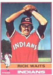 1976 Topps Baseball Cards      433     Rick Waits RC